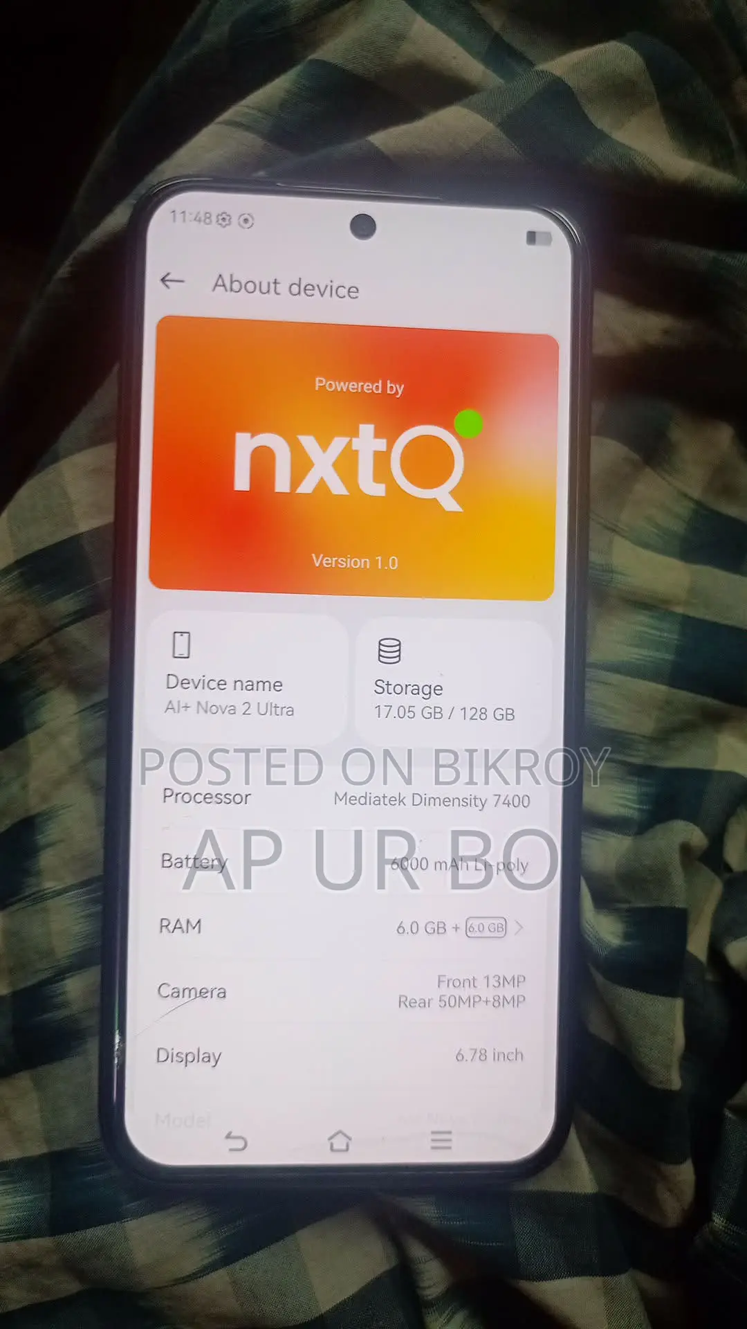 New Mobile Phone 128 GB Black