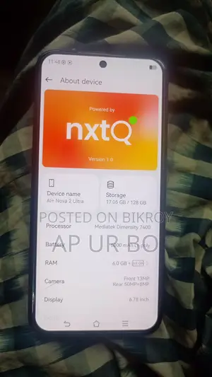 New Mobile Phone 128 GB Black