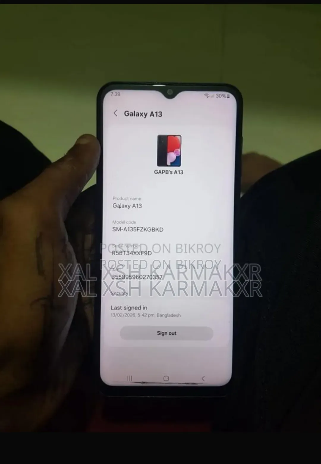 Samsung Galaxy A13 64 GB Black