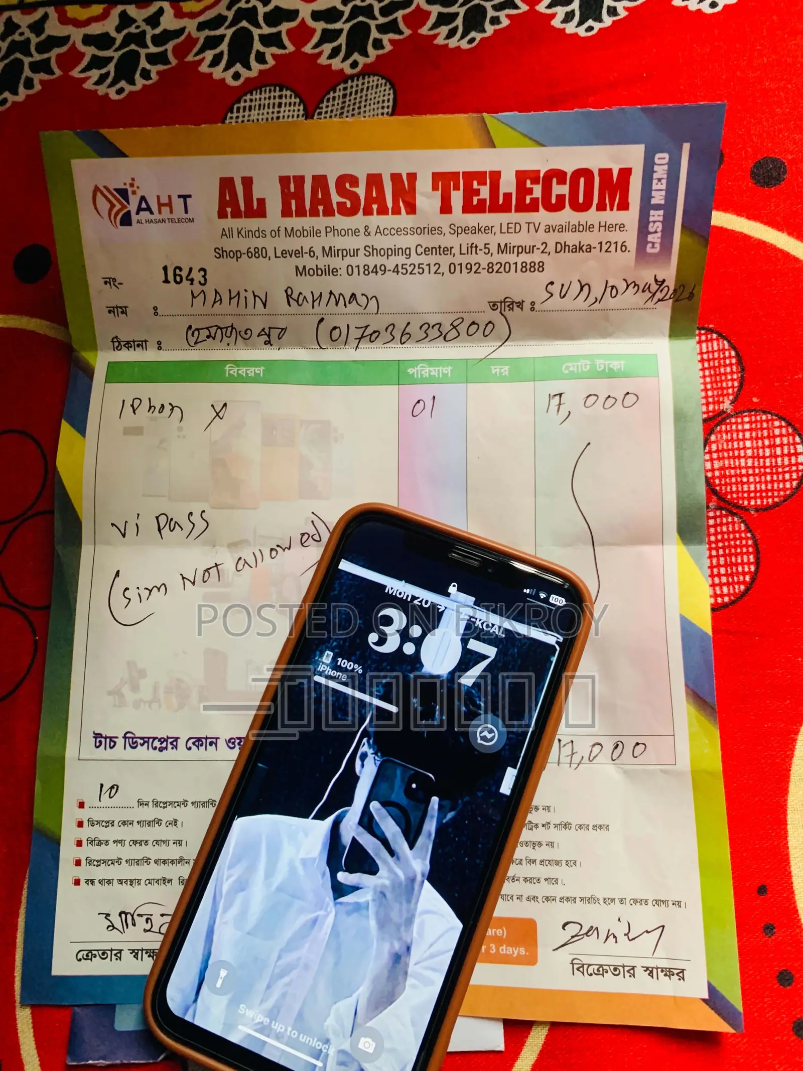 Apple iPhone X 64 GB White