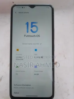 Vivo Y03 64 GB Black