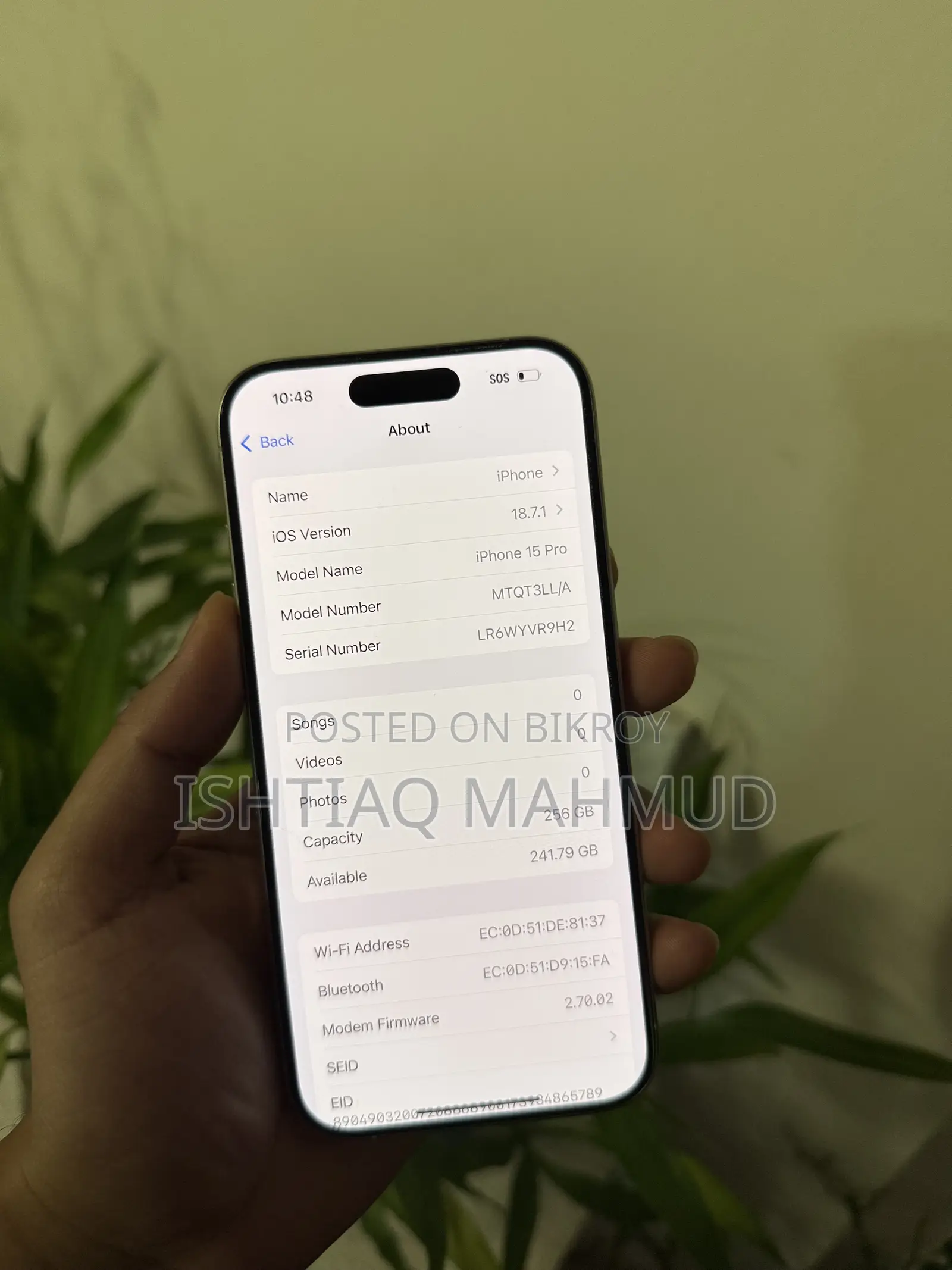 Apple iPhone 15 Pro 256 GB White