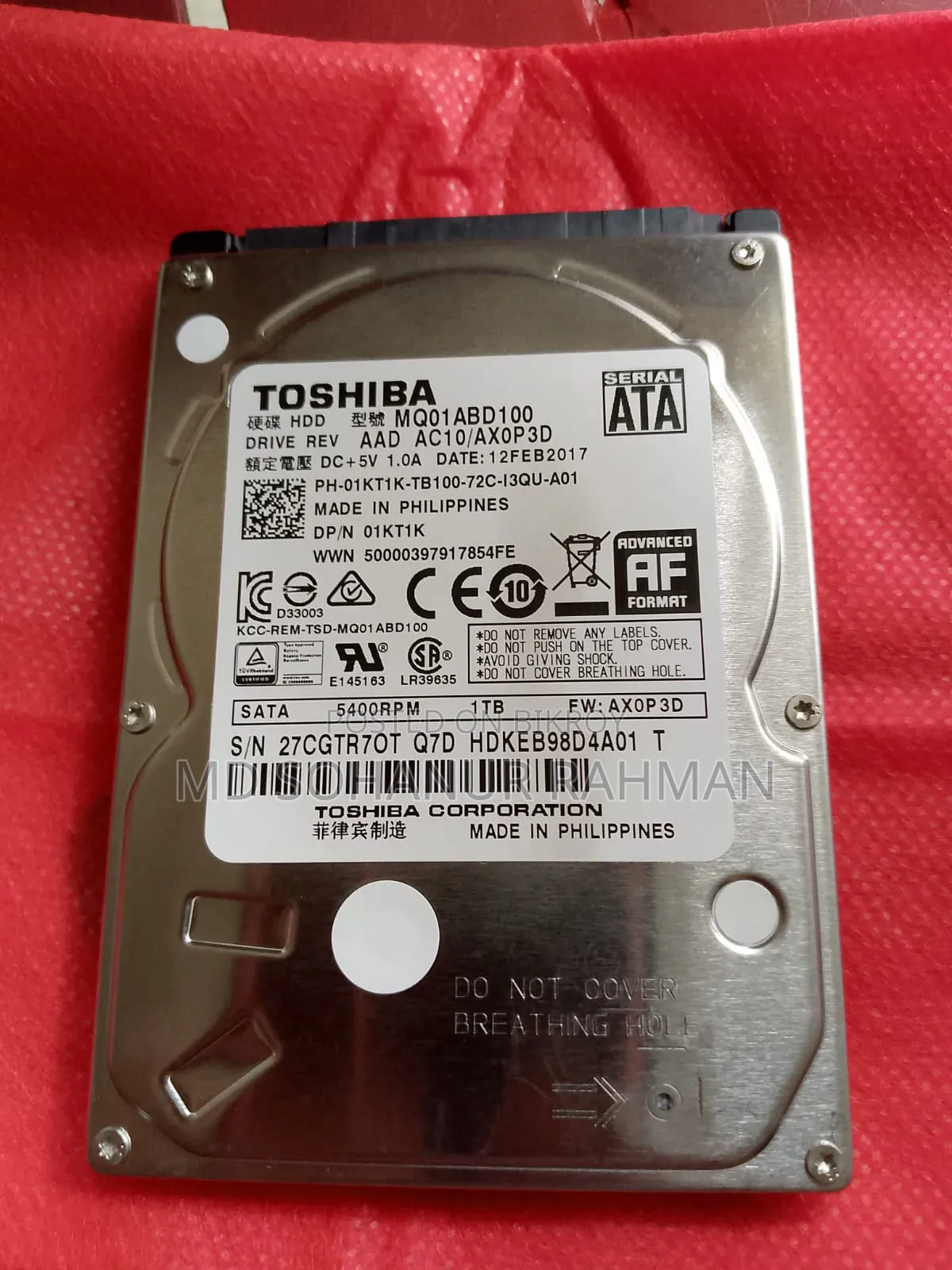 Toshiba 1 Tb Hard Disk
