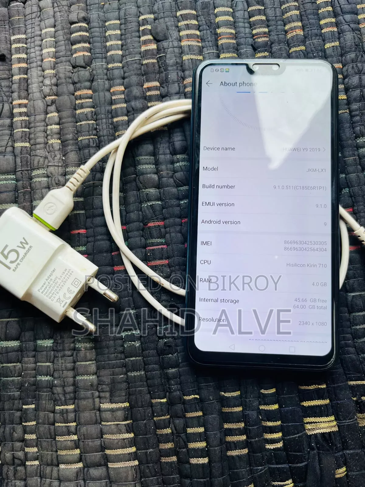 Huawei Y9 64 GB Blue