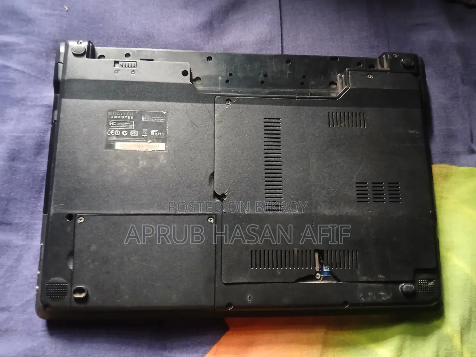 Laptop 8GB Intel Pentium SSD 128GB