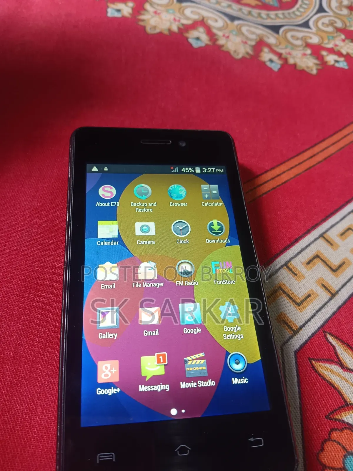 Symphony Xplorer E78 4 GB Black