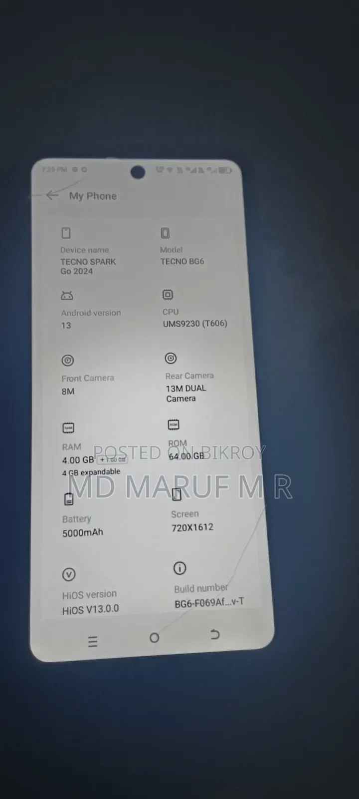 Tecno Spark Go 64 GB Gold