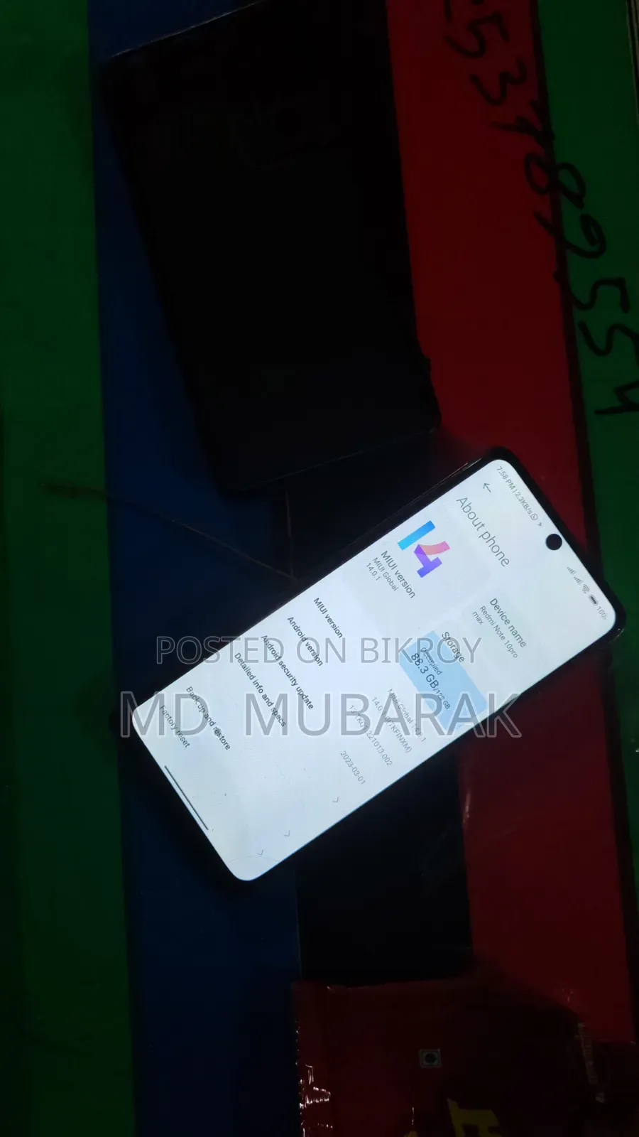 Xiaomi Redmi Note 10 Pro Max 128 GB Red