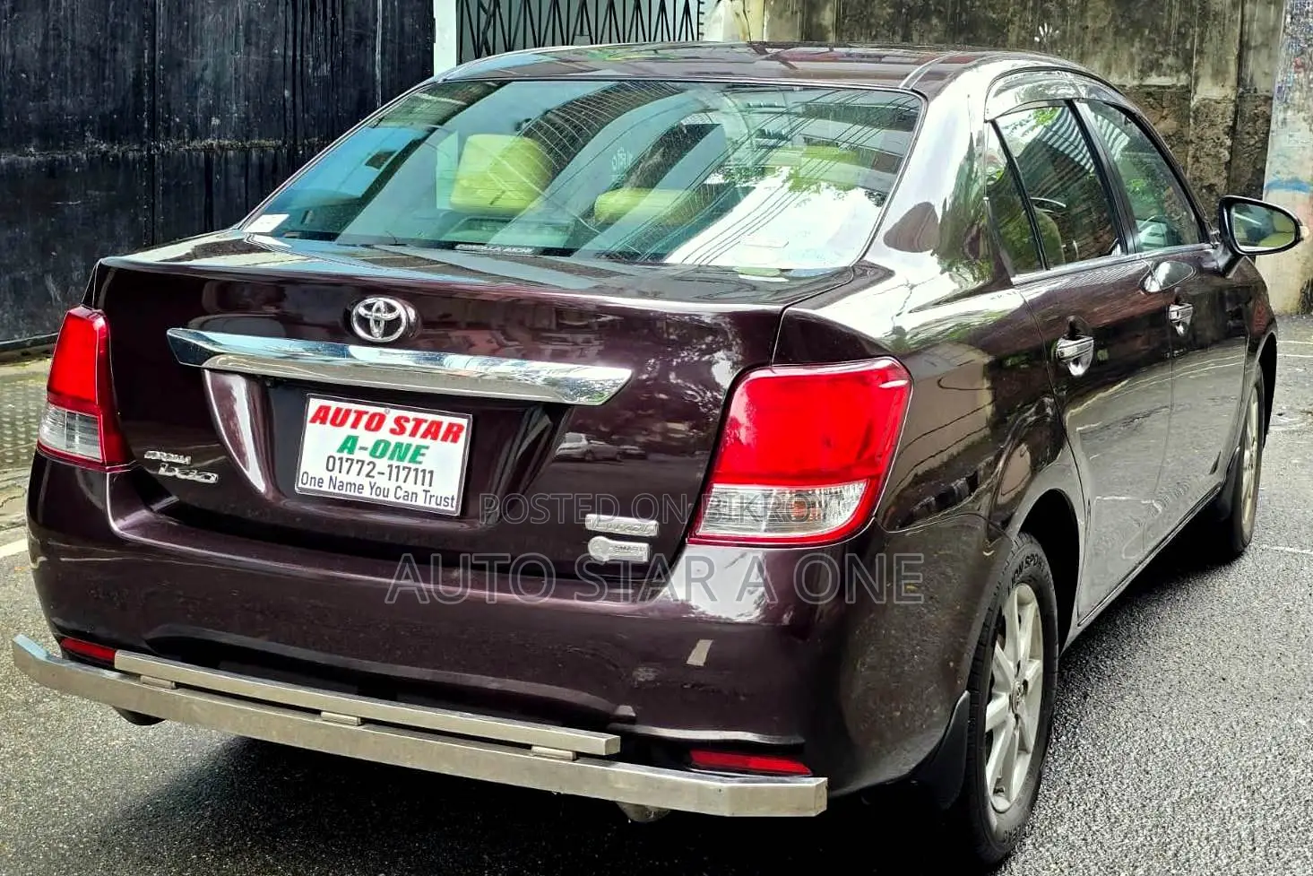 Toyota Axio 1.5 G 2WD 2012 Maroon