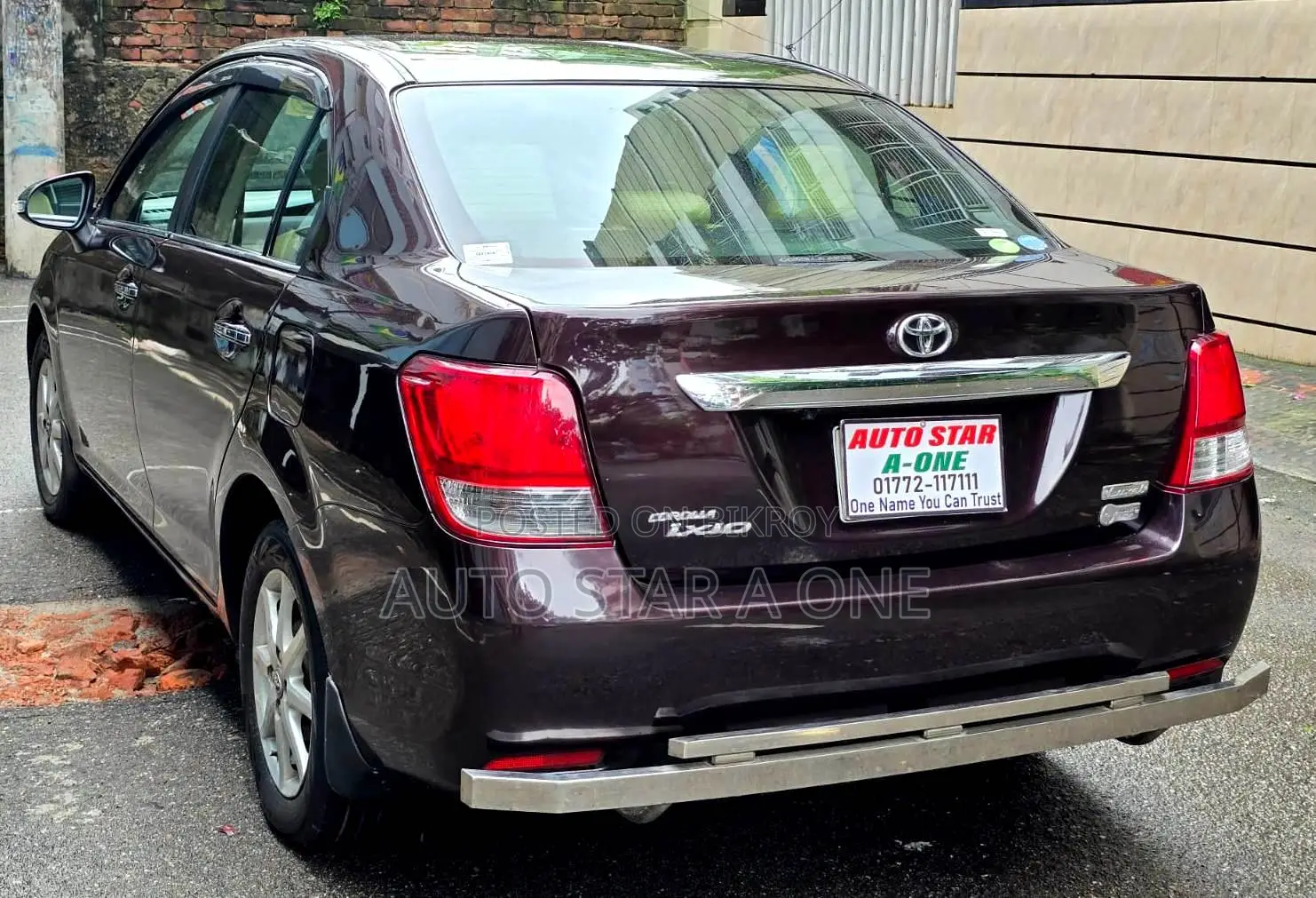 Toyota Axio 1.5 G 2WD 2012 Maroon