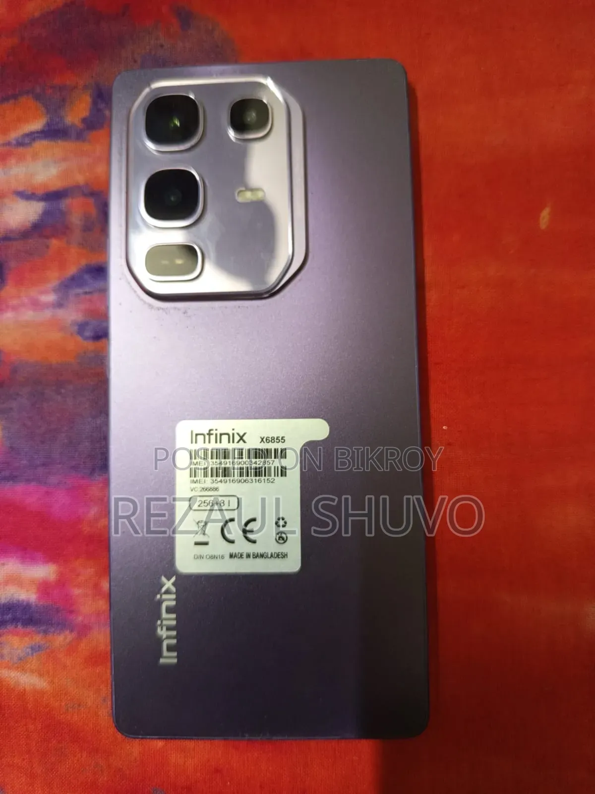 ইনফিনিক্স নোট ৫০ প্রো+ ২৫৬ জিবি পার্পল