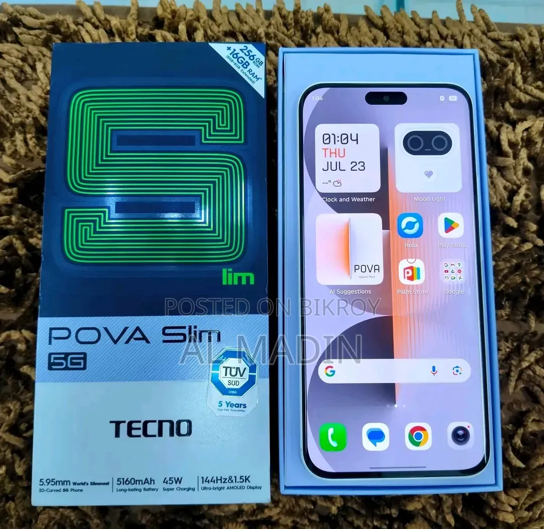 টেকনো পোভা স্লিম ৫জি ২৫৬ জিবি ব্লু
