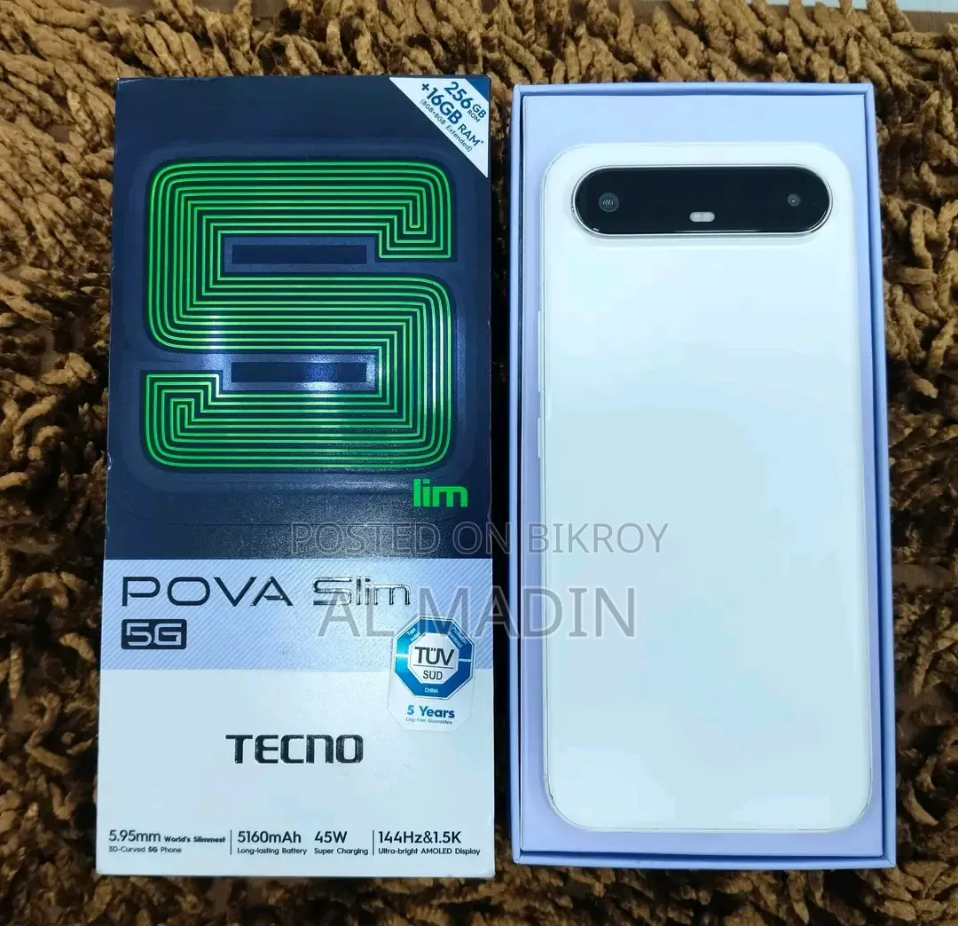 টেকনো পোভা স্লিম ৫জি ২৫৬ জিবি ব্লু