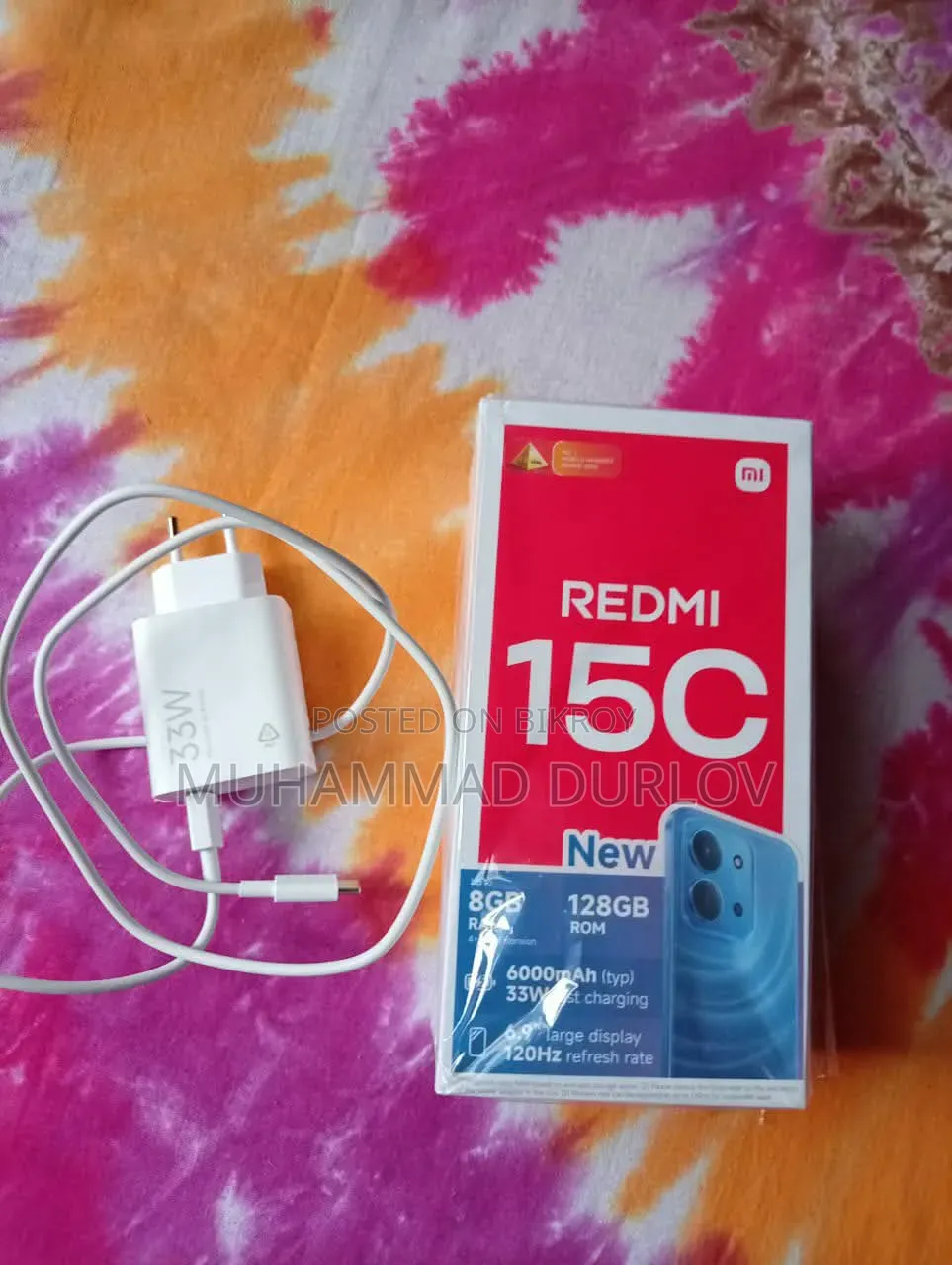 New Xiaomi Redmi 15C 4G 128 GB Blue