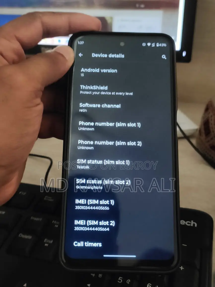 Motorola G34 5G 128 GB Black