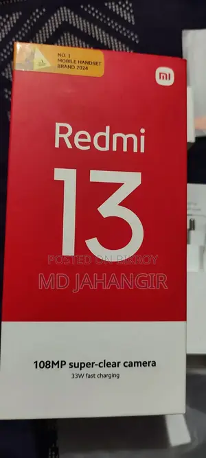 New Xiaomi Redmi 13 128 GB Black
