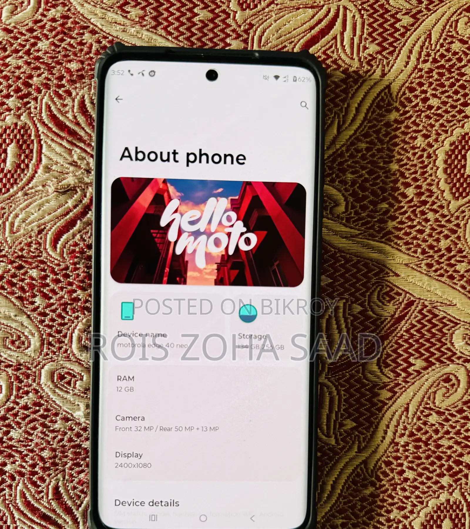 Motorola Edge 40 Neo 256 GB Orange