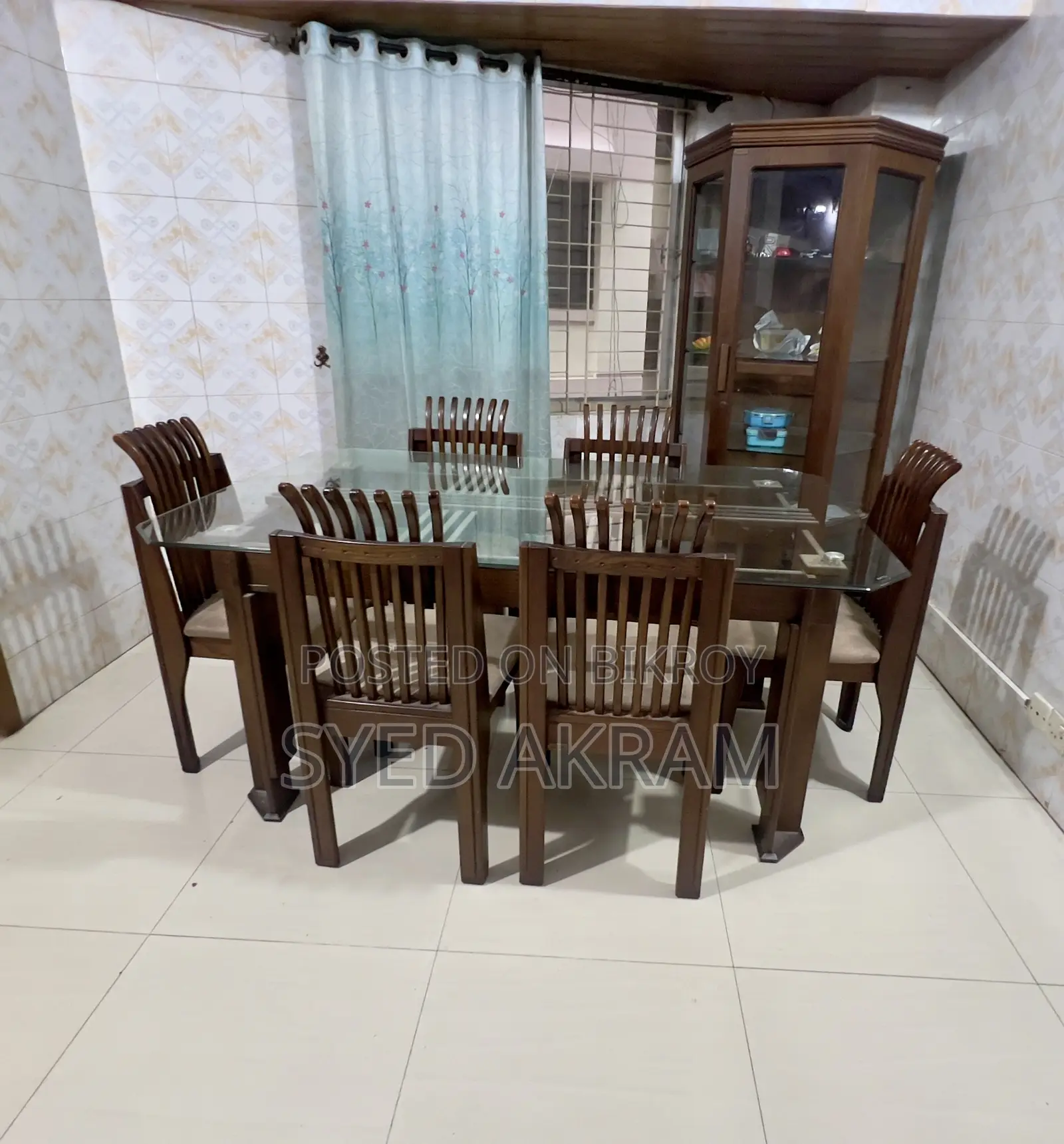 হাতির ৬-আসনের ডাইনিং টেবিল সেট
