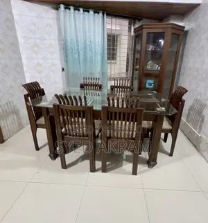 হাতির ৬-আসনের ডাইনিং টেবিল সেট