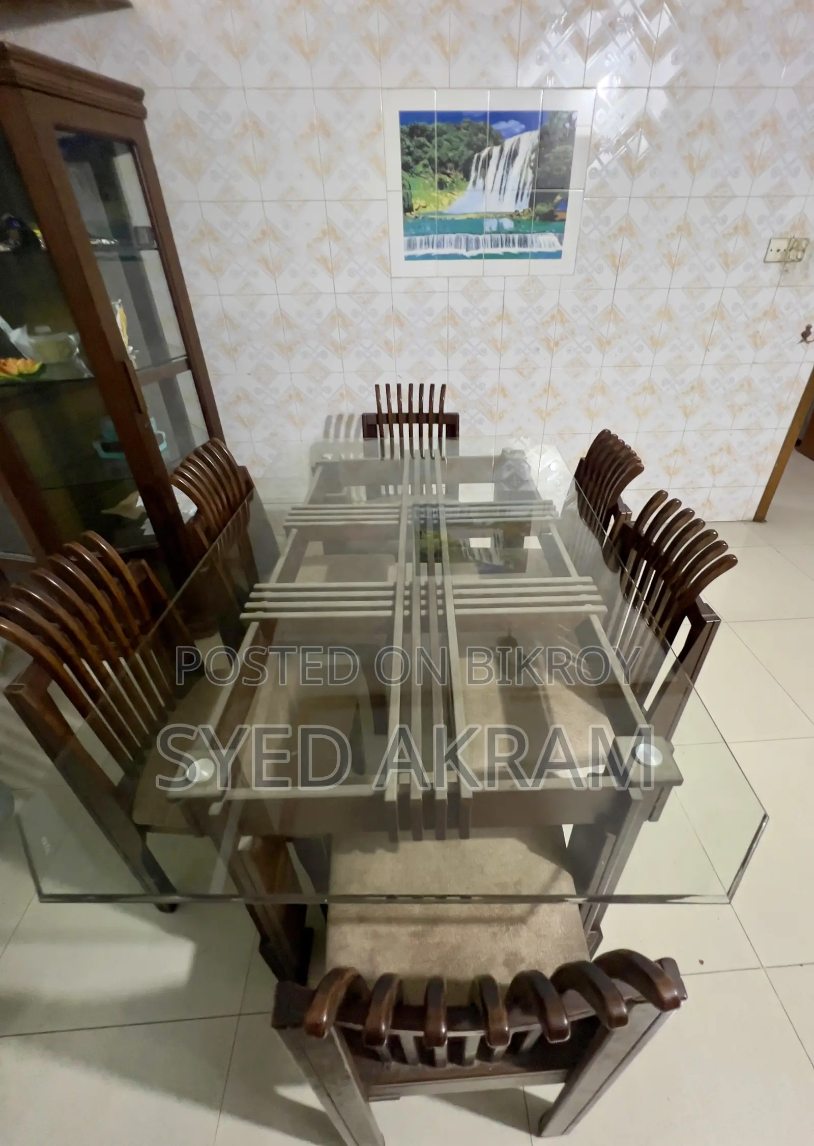 হাতির ৬-আসনের ডাইনিং টেবিল সেট