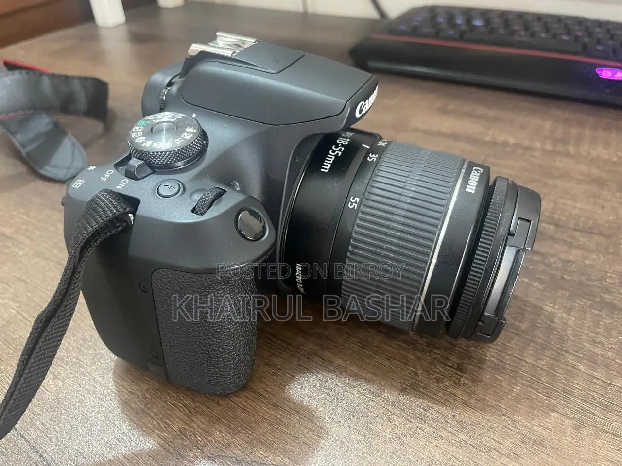 Canon EOS 2000D DSLR Camera – 100 Shutter Count, With 18-55mm Lens