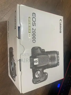 Canon EOS 2000D DSLR Camera – 100 Shutter Count, With 18-55mm Lens