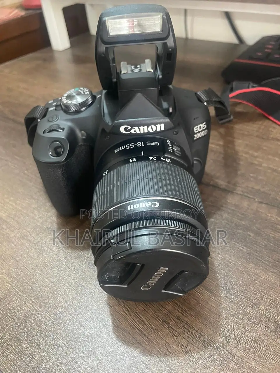 Canon EOS 2000D DSLR Camera – 100 Shutter Count, With 18-55mm Lens