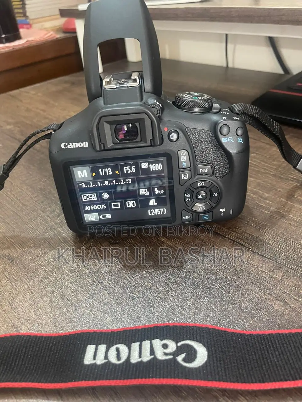 Canon EOS 2000D DSLR Camera – 100 Shutter Count, With 18-55mm Lens