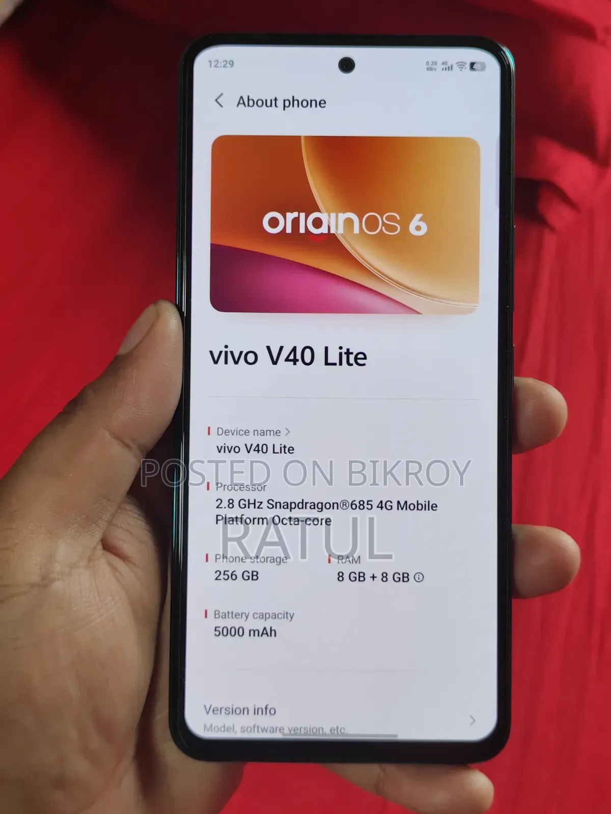 Vivo V40 Lite 4G 256 GB