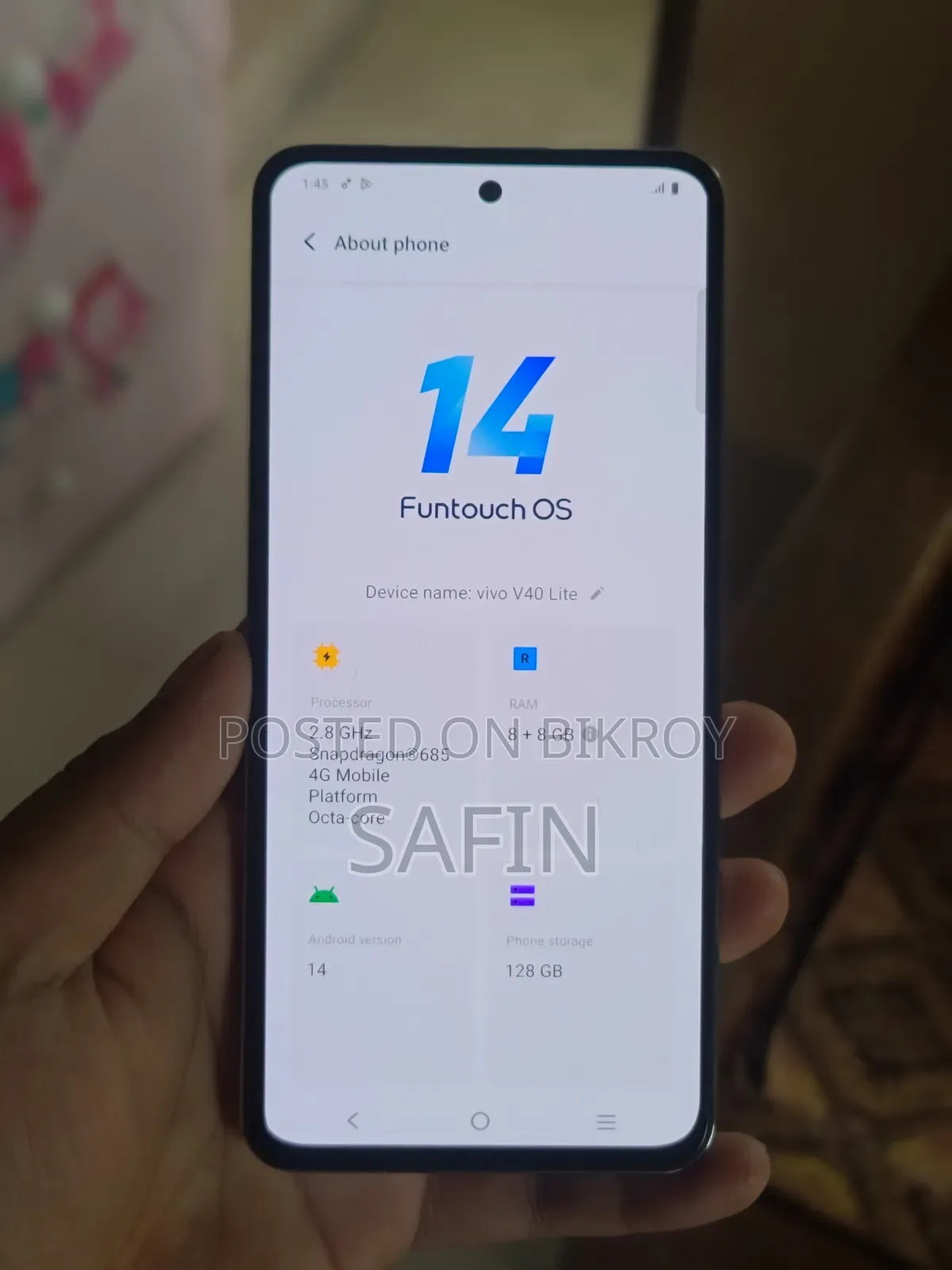 Vivo V40 Lite 4G 128 GB
