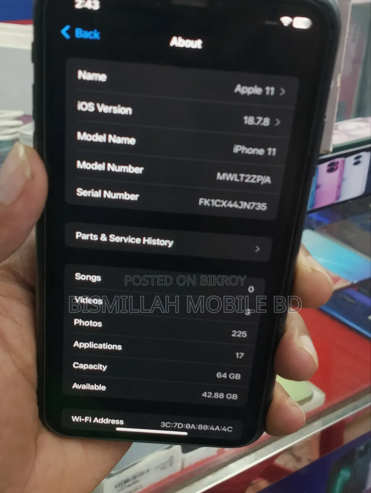 Apple iPhone 11 64 GB Black