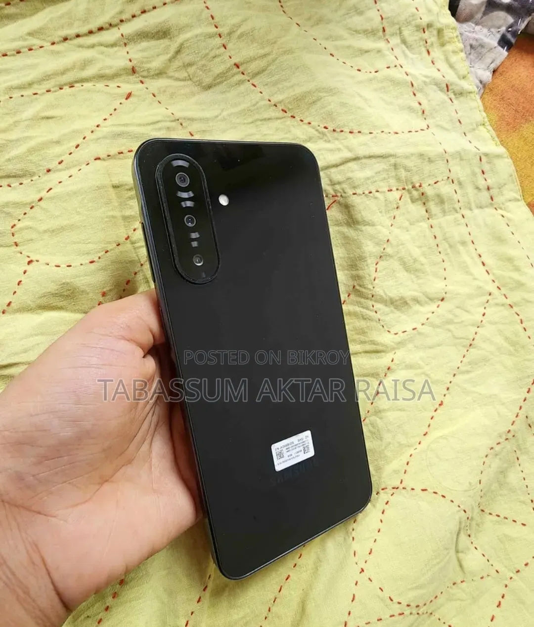 স্যামসাং গ্যালাক্সি এ২৬ ১২৮ জিবি কালো