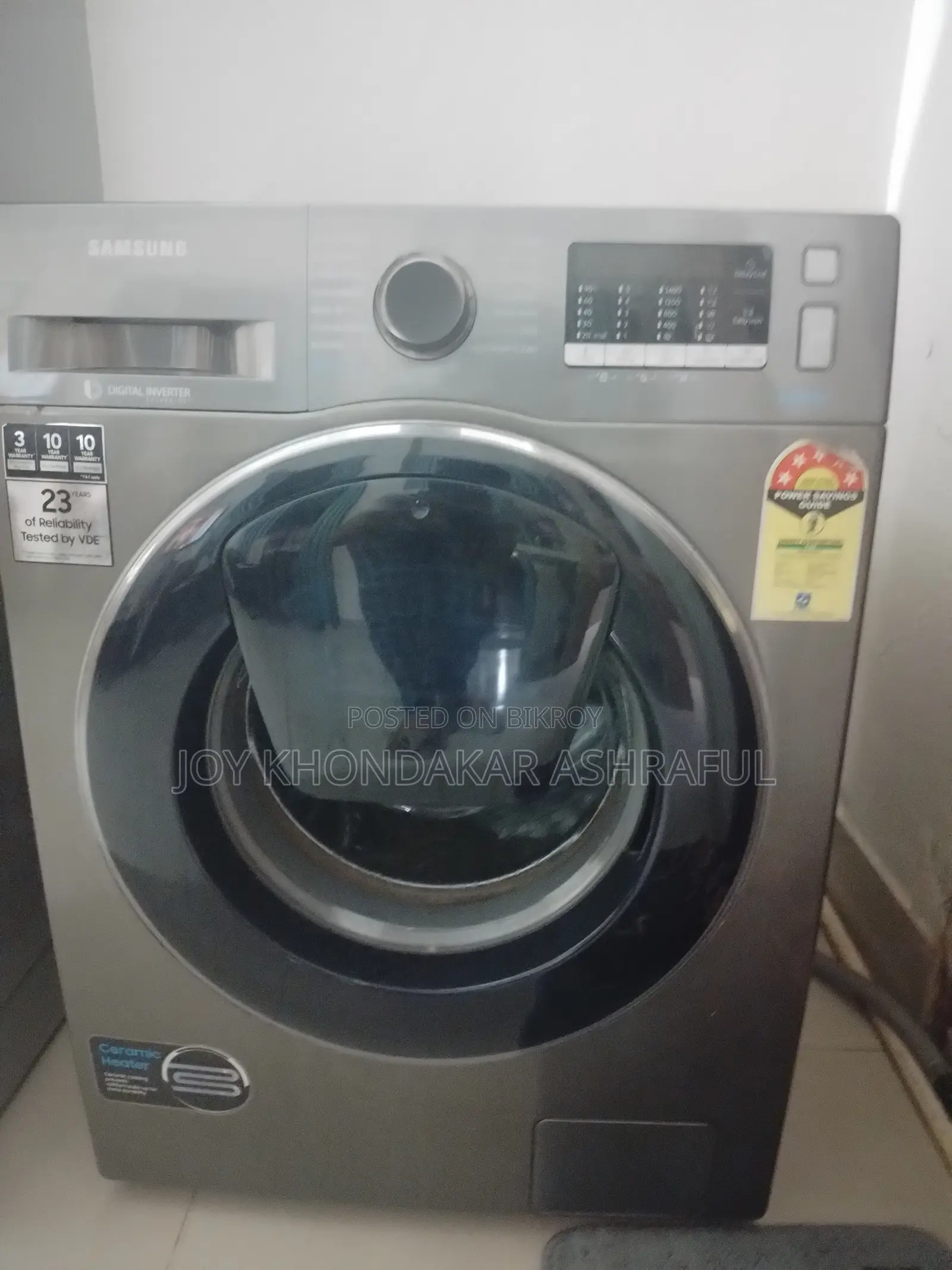 Samsung Washing Machine Front Loading 9kg