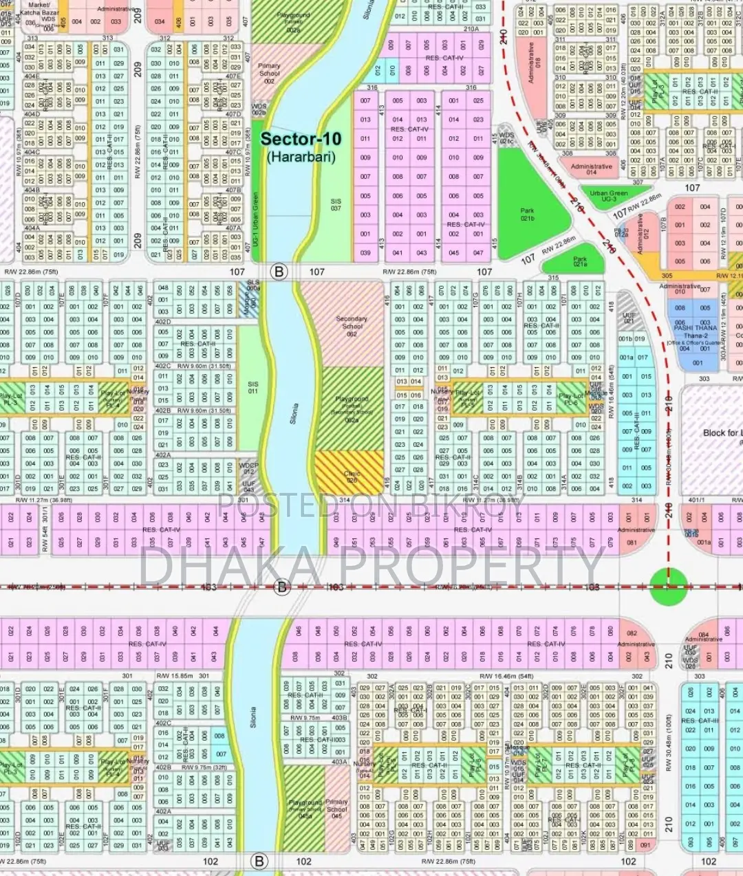 Sector 10, Road 103, 10 Katha South-Facing Plot
