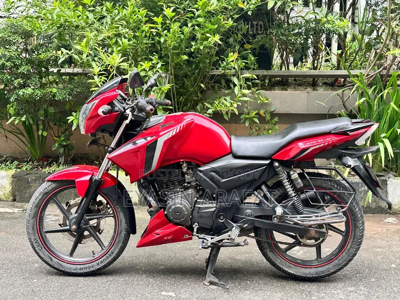 TVS Apache RTR 160 2v Refresh X-connect 2019 Red