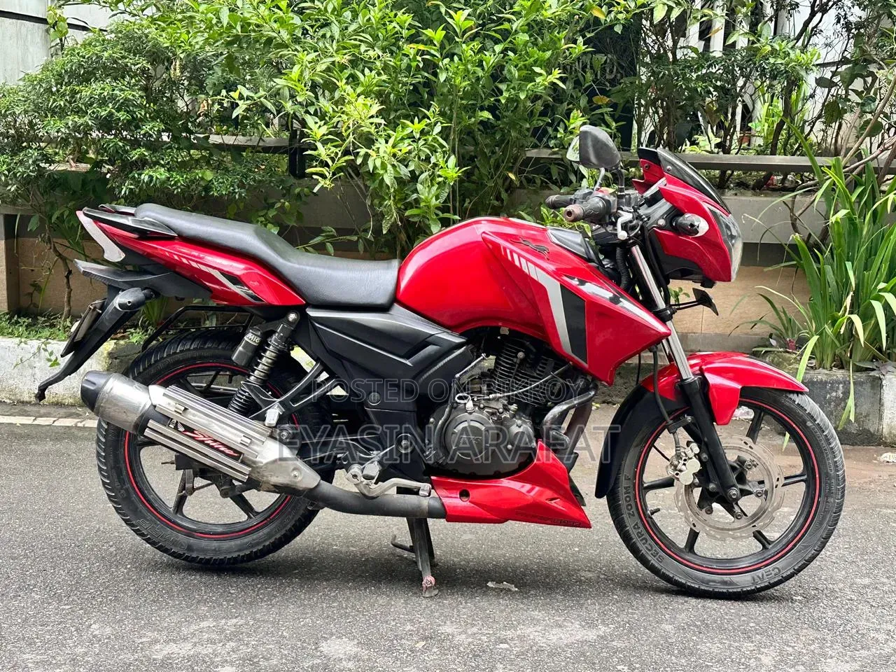 TVS Apache RTR 160 2v Refresh X-connect 2019 Red
