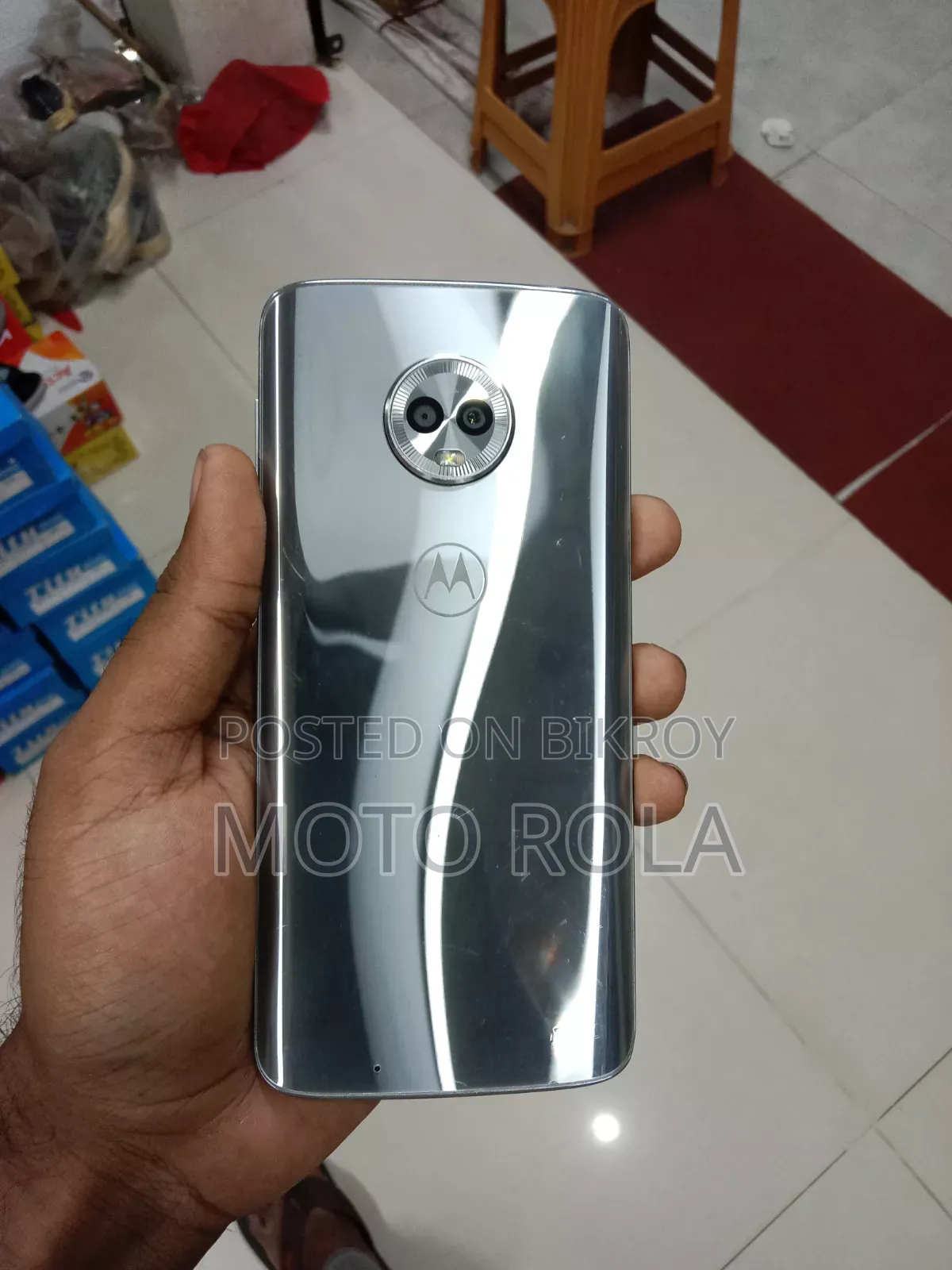 মটোরোলা মোটো জি৬ ৩২ জিবি সিলভার