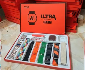 Y80 Ultra Smart Watch 8+1 Strap Gift Pack
