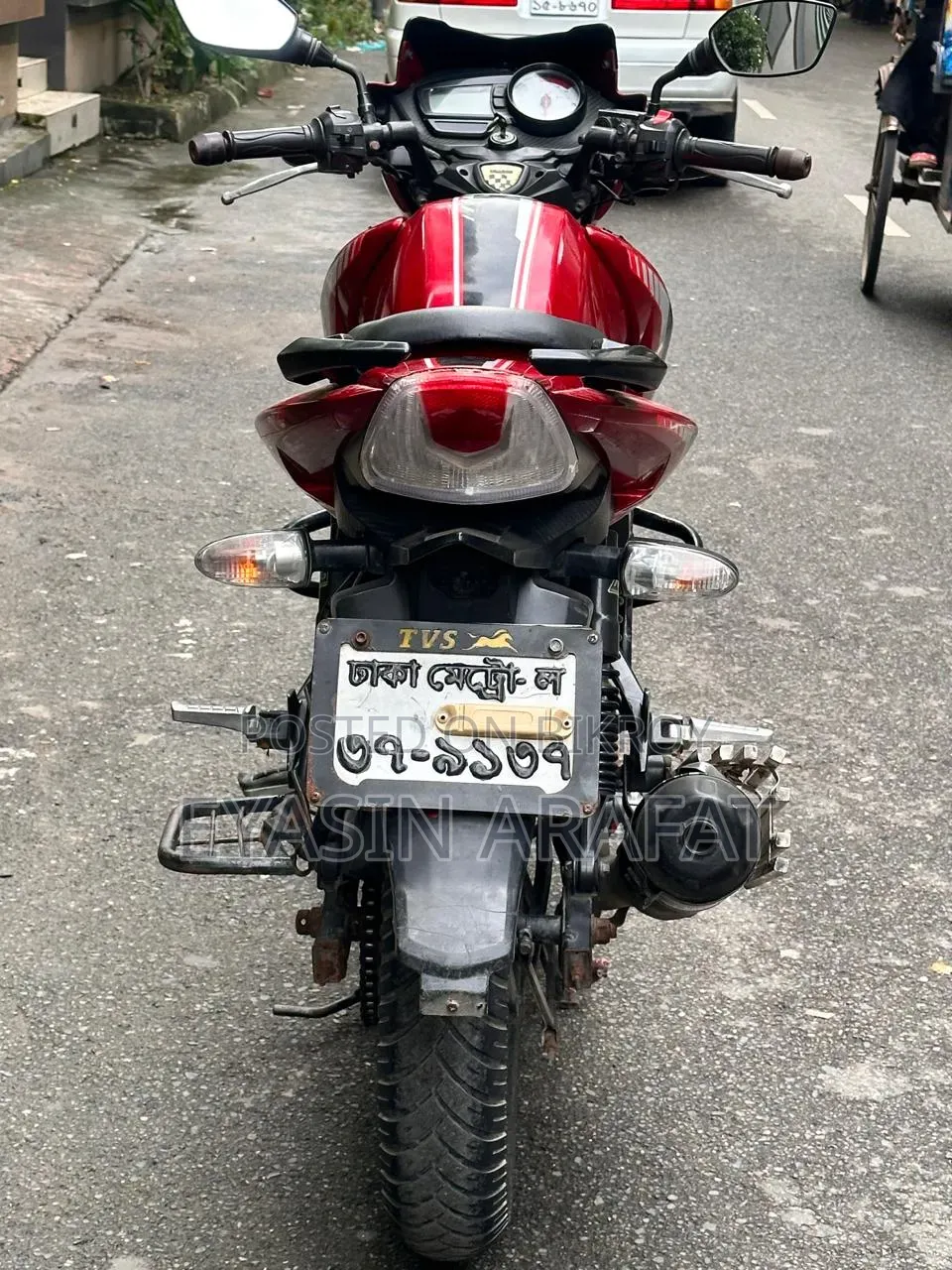TVS Apache RTR 160 2v Refresh X-connect 2019 Red