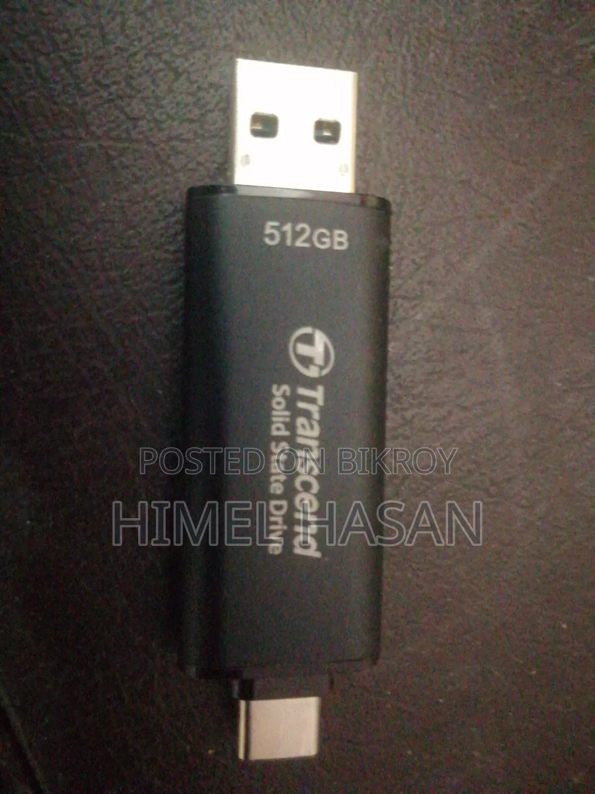 Transcend 512 SSD USB or Type C
