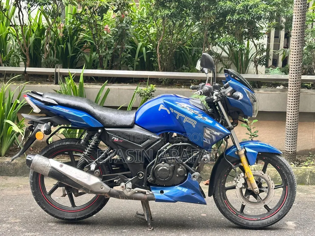 TVS Apache RTR 160 2V 2019 Blue