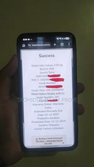 Samsung Galaxy A36 256 GB Black