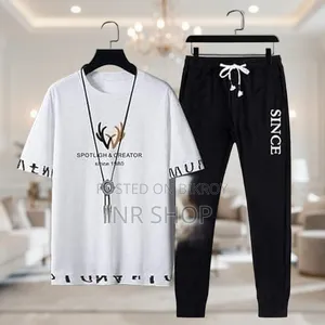 Mesh T-Shirt and Full Pant Set
