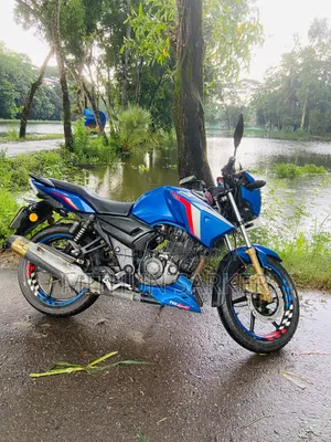 TVS Apache RTR 160 2v Refresh X-connect 2022 Blue