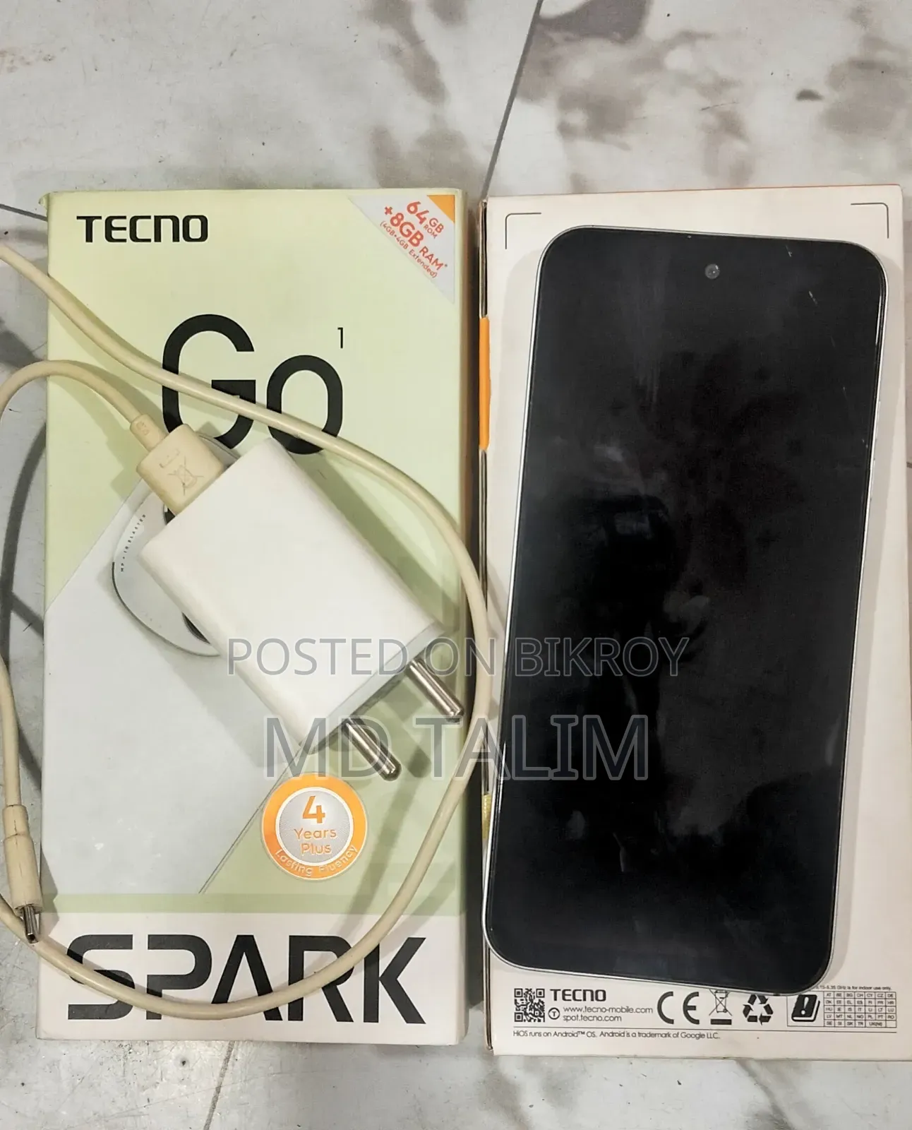 Tecno Spark Go 64 GB White