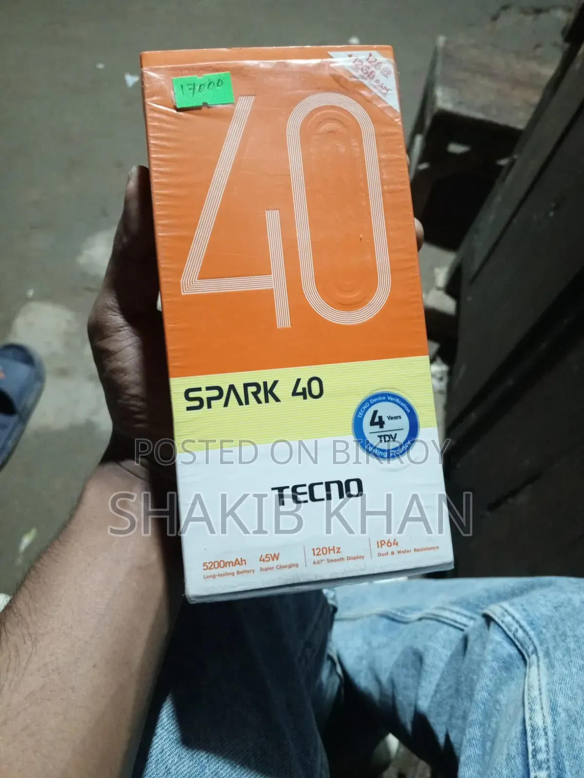 Tecno Spark 40 128 GB White