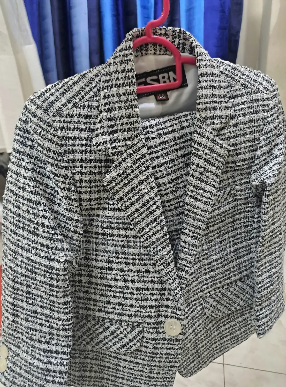 Synthetic Kids Blazer (FISHBONE)