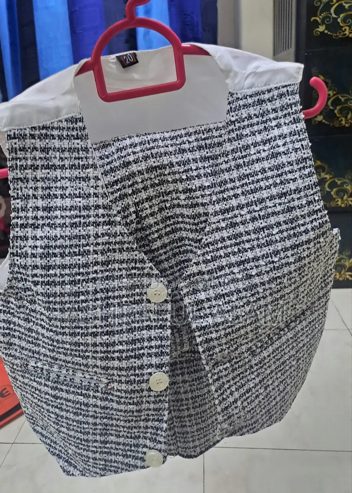 Synthetic Kids Blazer (FISHBONE)