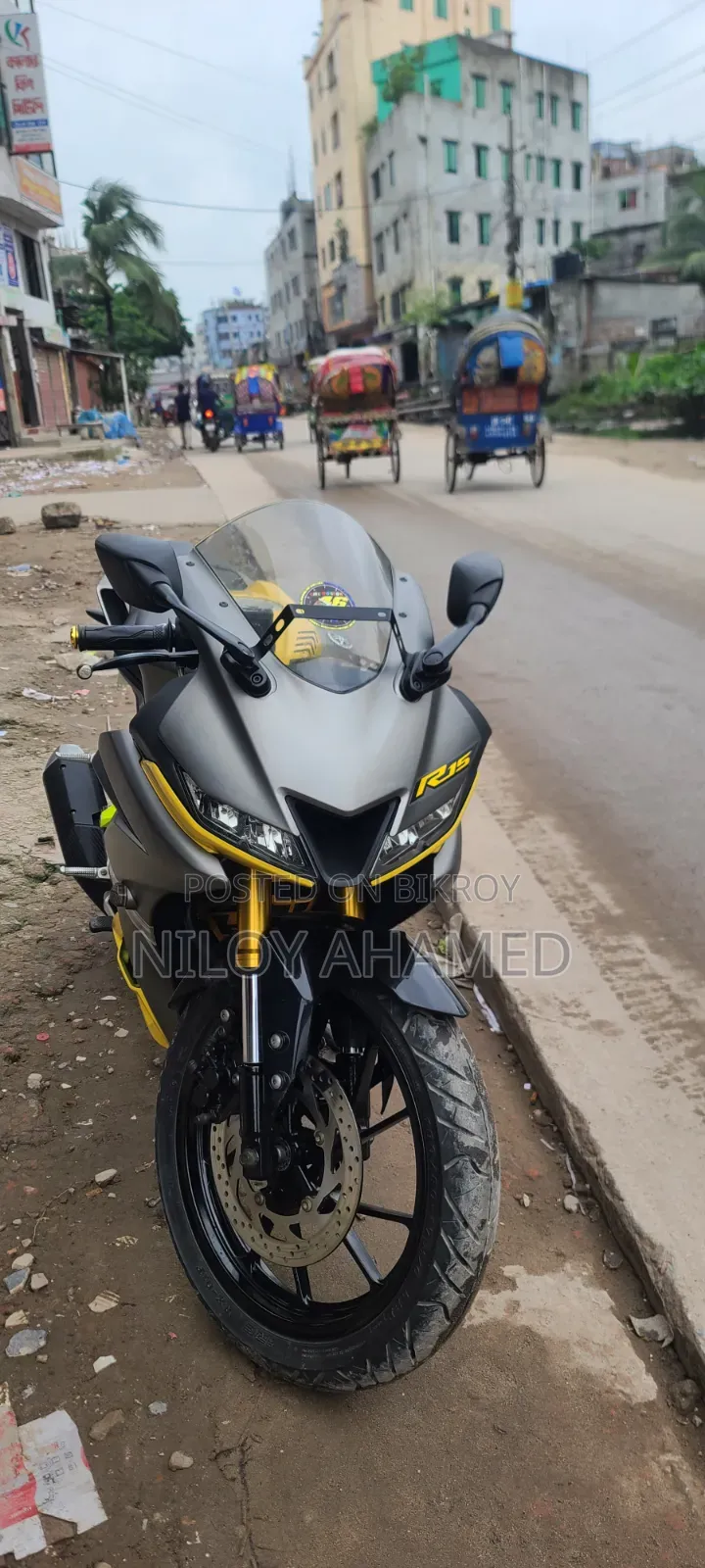 ইয়ামাহা আর১৫ ভি৩ ২০২১ গ্রে