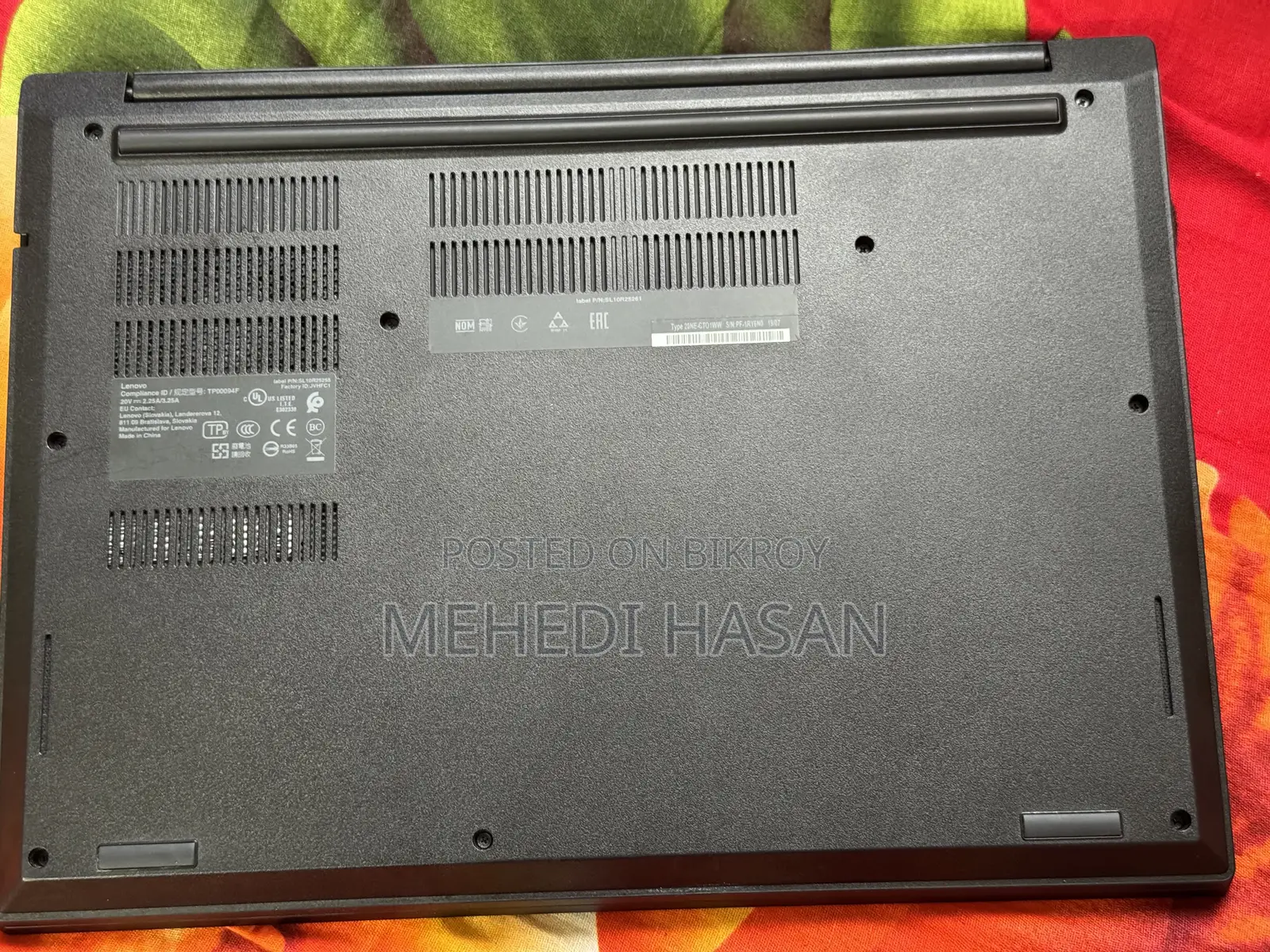 Laptop Lenovo ThinkPad E495 16GB AMD Ryzen 7 HDD+SSD 2T